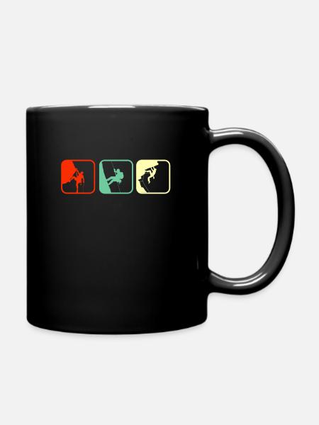 Escalade grimpeurs bloc rochers - Mug uni - noir