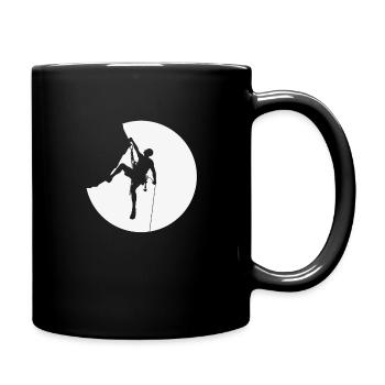 Klettern Kletterer Bouldern Boulderer - Tasse einfarbig - Schwarz - Rechts