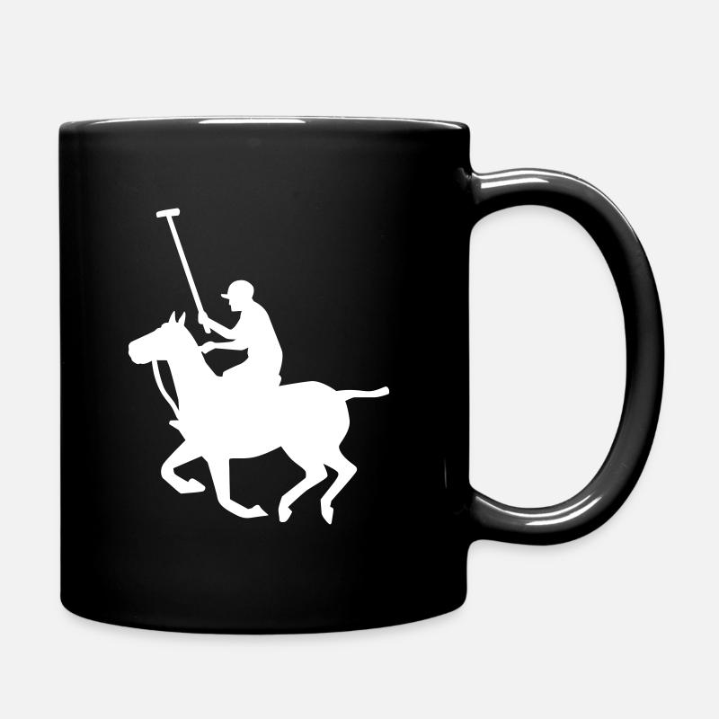 polo - Full Colour Mug - black