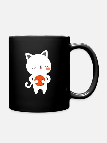 basketball - Mug uni - noir