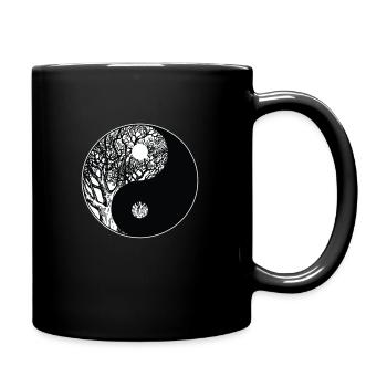 Ying Yang Méditation Relax Yoga Yogi - Mug uni - noir - Droite