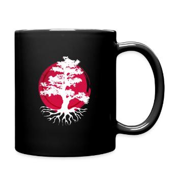 Japan - Tasse einfarbig - Schwarz - Rechts