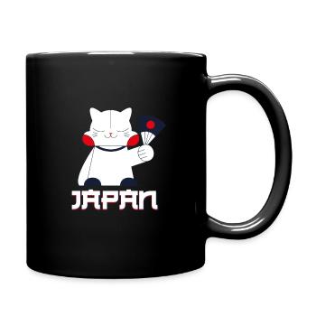Japan - Tasse einfarbig - Schwarz - Rechts