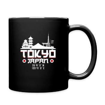 Japan - Tasse einfarbig - Schwarz - Rechts