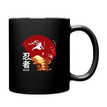 Japan - Tasse einfarbig - Schwarz - Rechts