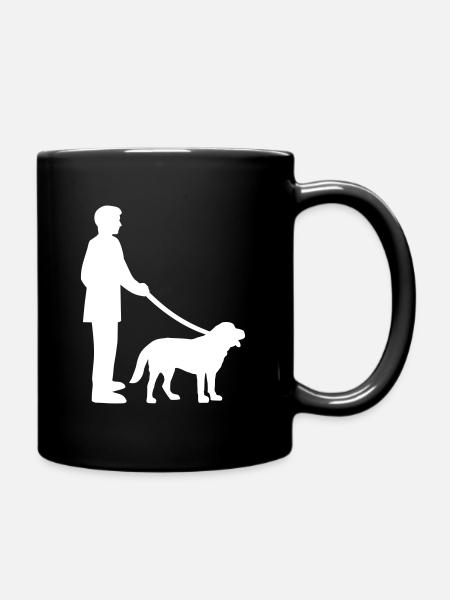 Gassi - Tasse einfarbig - Schwarz