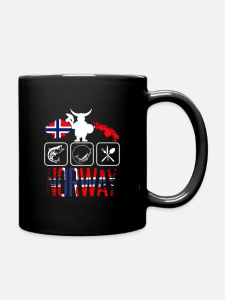 Norway - Full Colour Mug - black