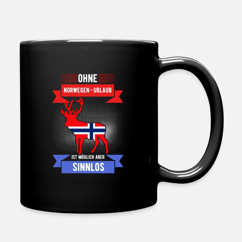 Norway - Full Colour Mug - black