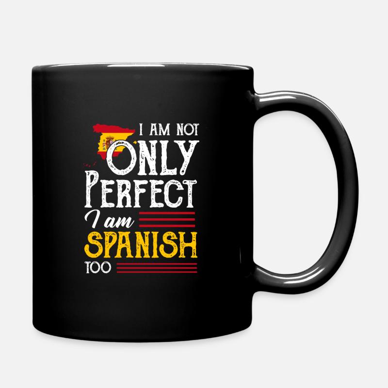 Spanien - Tasse einfarbig - Schwarz