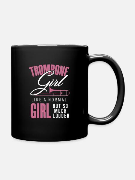 trombone - Mug uni - noir
