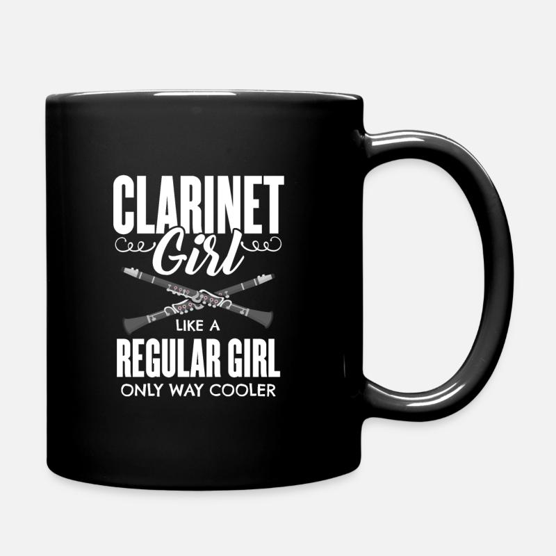 clarinet - Full Colour Mug - black