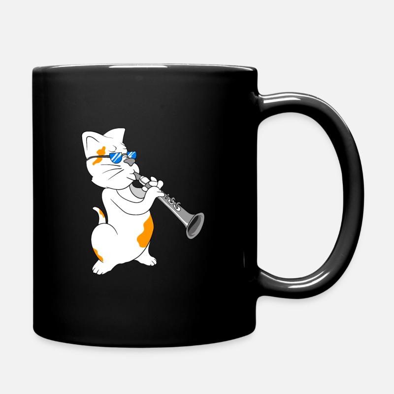 clarinet - Full Colour Mug - black