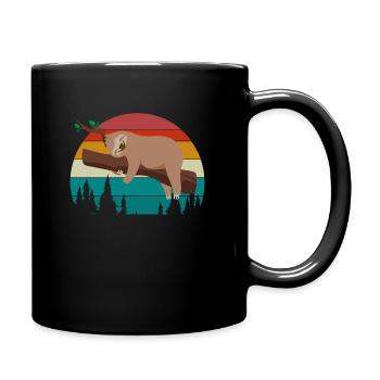 Paresseux drôle Paresseux fatigué Mode paresseux - Mug uni - noir - Droite