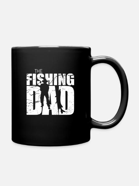 le père pêcheur père pêcheur pêcheur pêcheur pêcheur - Mug uni - noir