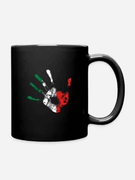 Italien - Tasse einfarbig - Schwarz
