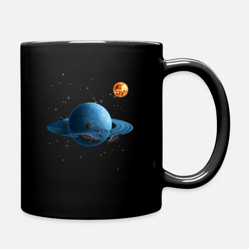 Solar system - Full Colour Mug - black