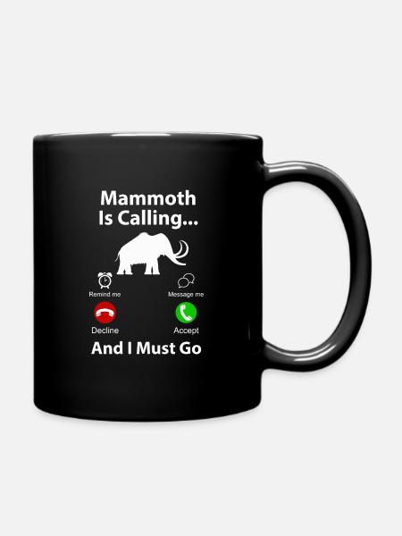 Mammouth - Mug uni - noir