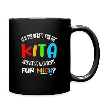 Kita 2020 Kindergartenkind Kita anfänger - Tasse einfarbig - Schwarz - Rechts