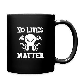 Lord Savior Cthulhu Funny Parodie Religion - Tasse einfarbig - Schwarz - Rechts