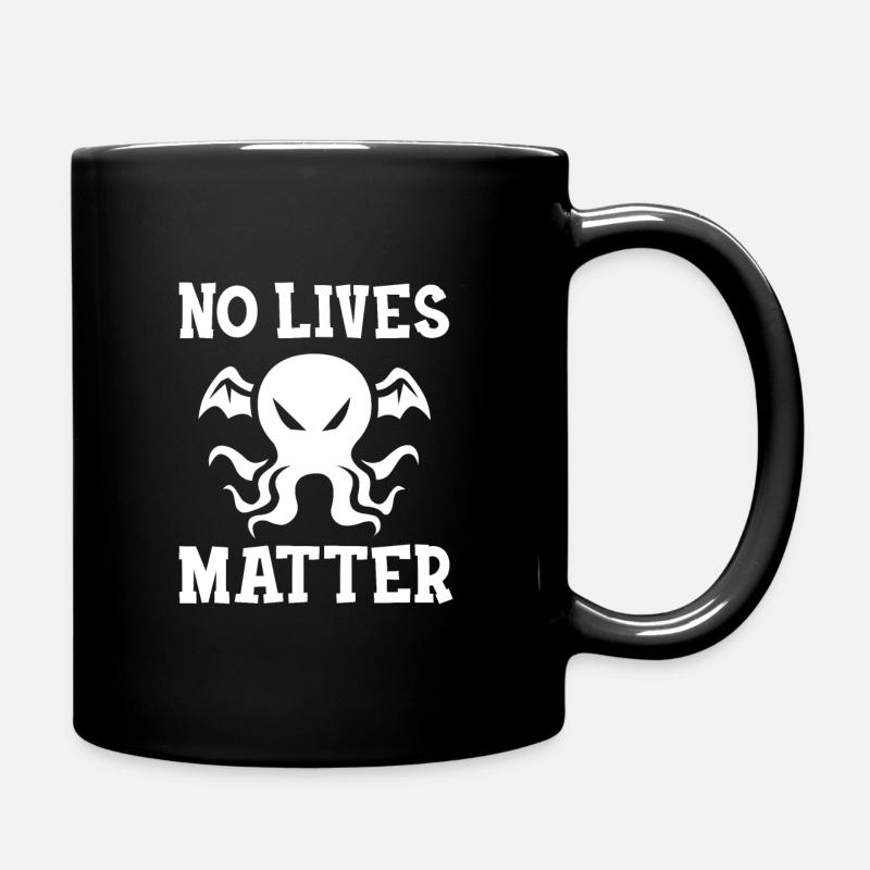 Lord Savior Cthulhu Funny Parodie Religion - Tasse einfarbig - Schwarz