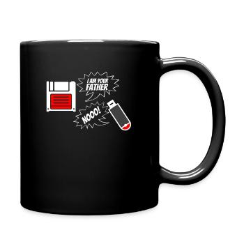 USB je suis votre père disquette drôle cadeau - Mug uni - noir - Droite