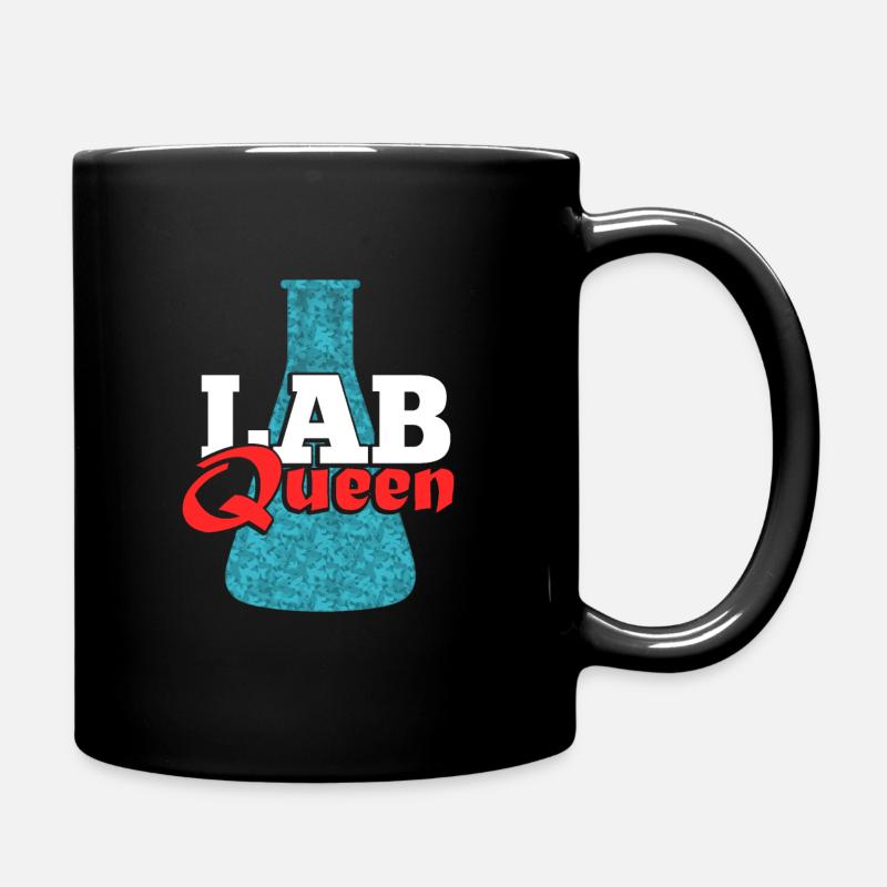 Lab Queen Labor Chemie Science Chemistry - Tasse einfarbig - Schwarz