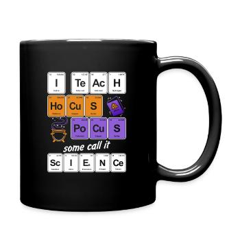 Periodensystem hocus pocus Magie Chemiker Lehrer - Tasse einfarbig - Schwarz - Rechts