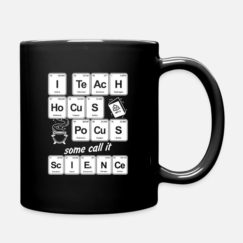 Periodensystem hocus pocus Magie Chemiker Lehrer - Tasse einfarbig - Schwarz