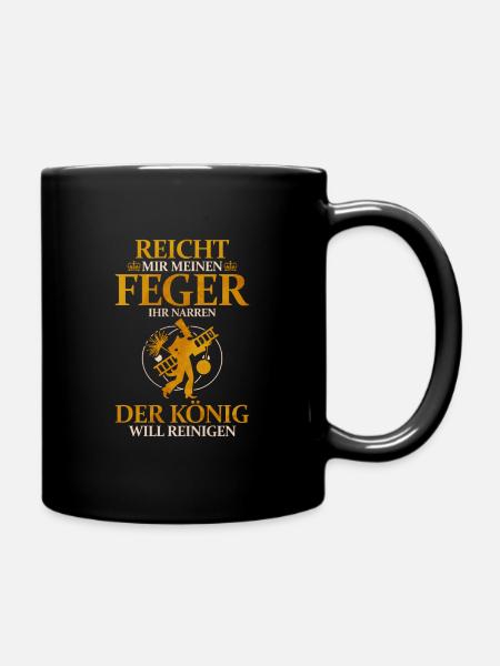 Schornsteinfeger - Tasse einfarbig - Schwarz