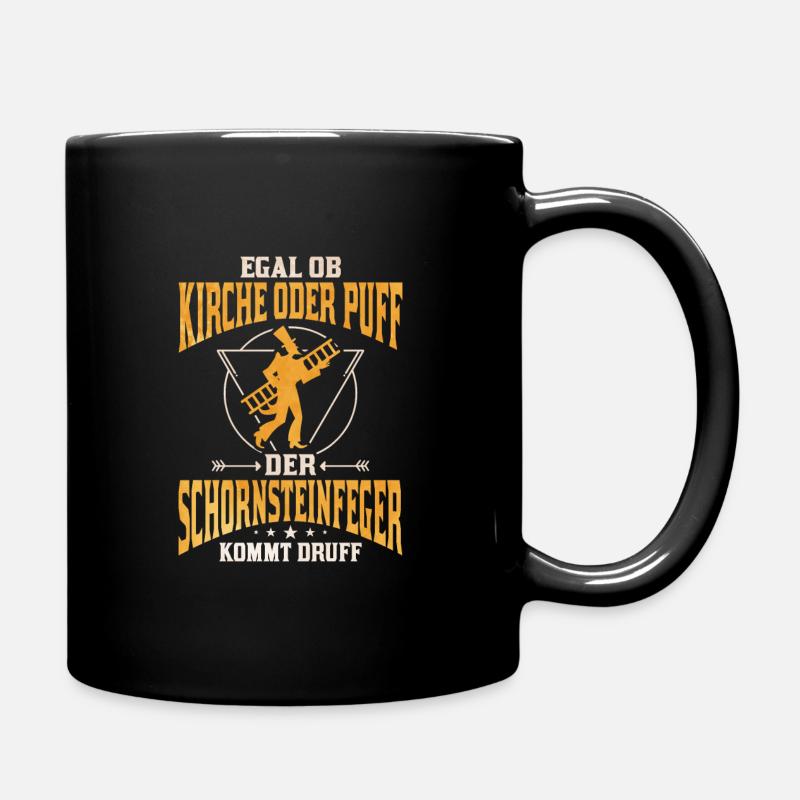 Schornsteinfeger - Tasse einfarbig - Schwarz