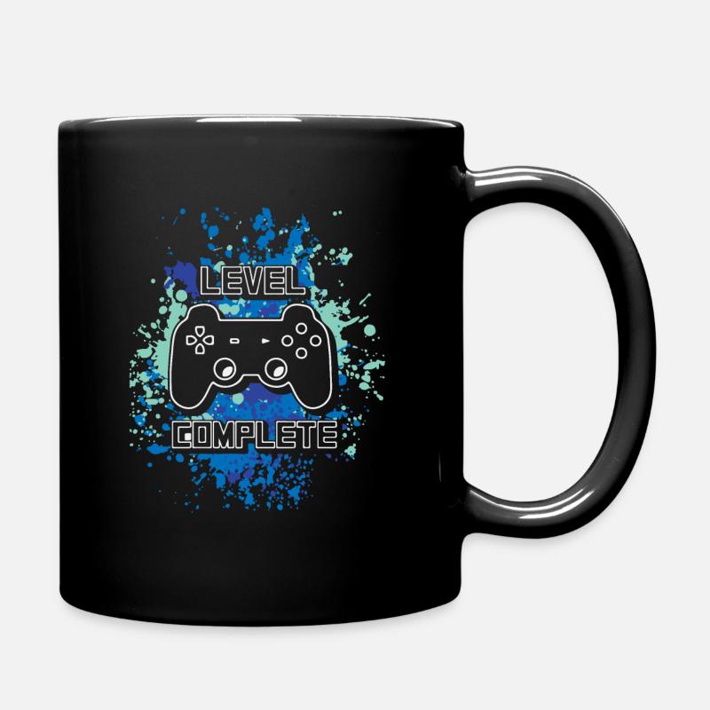 Level Complete Gamers Game Gaming - Tasse einfarbig - Schwarz
