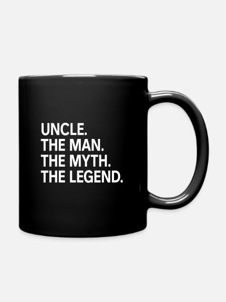 Uncle Shirt Uncle The Man The Myth The Legend - Mug uni - noir