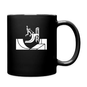 Freestyle Scoot 2 Street Skatepark - Full Colour Mug - black - Right