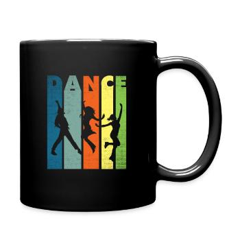 Danse danseuse danseuse danse école de danse - Mug uni - noir - Droite