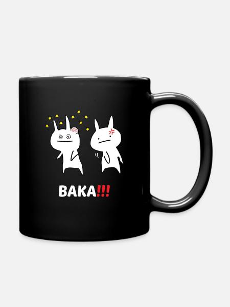 BAKA! - Tasse einfarbig - Schwarz