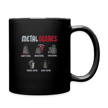Metal Genres Rock Music Rock Hardrock - Full Colour Mug - black - Right