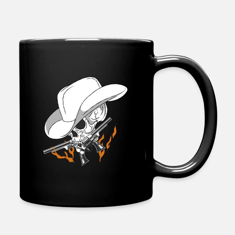 cow-boy - Mug uni - noir