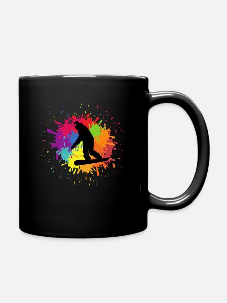 Snowboard Freestyle Snowboarder Snowboarding - Mug uni - noir
