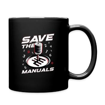Save The Manuals Auto Tuning Tuner - Mug uni - noir - Droite