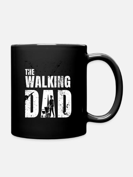 The Walking Dad Humour Cadeau Papa The Walking Dad - Mug uni - noir