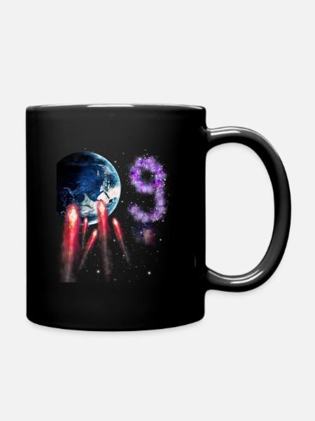 9th Birthday - Full Colour Mug - black