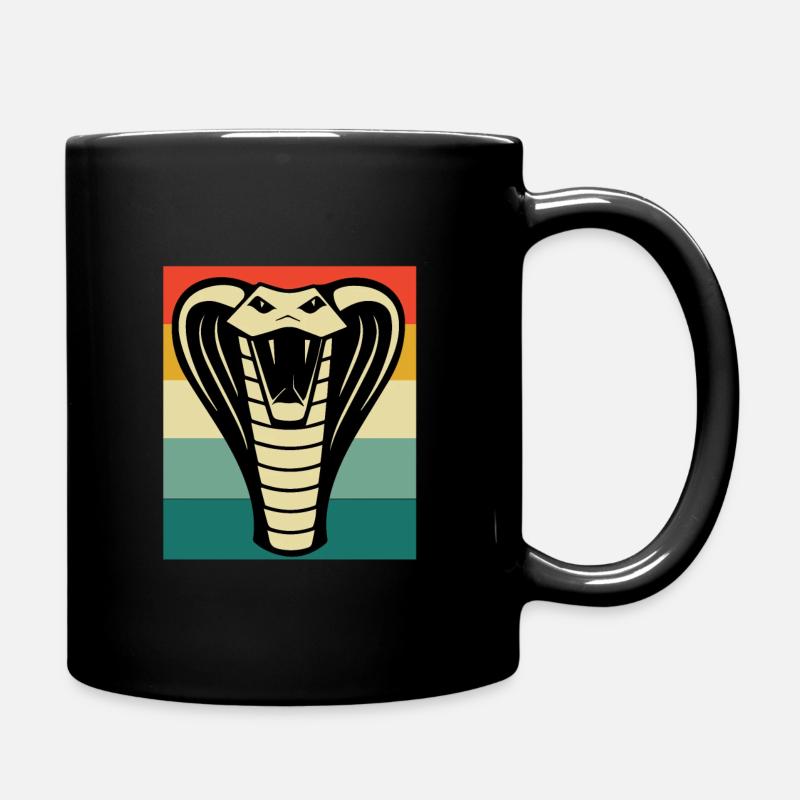Kobra - Tasse einfarbig - Schwarz