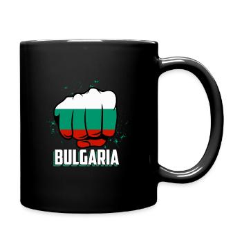Bulgarien bulgarischen Geschenk lustig Bulgarien S - Tasse einfarbig - Schwarz - Rechts