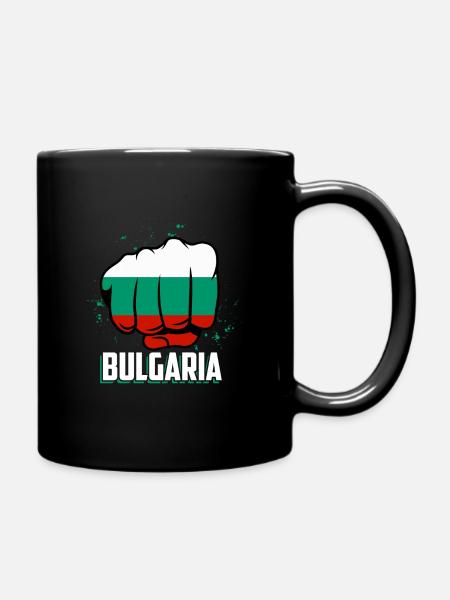 Bulgaria Bulgarian Gift Funny Bulgaria S - Full Colour Mug - black