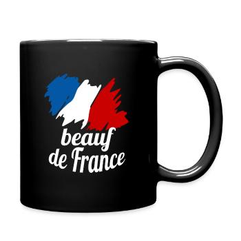 Beauf de France - Mug uni - noir - Droite