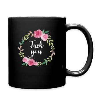 Fuck you - Sarcasmes Provocation Cool - Mug uni - noir - Droite
