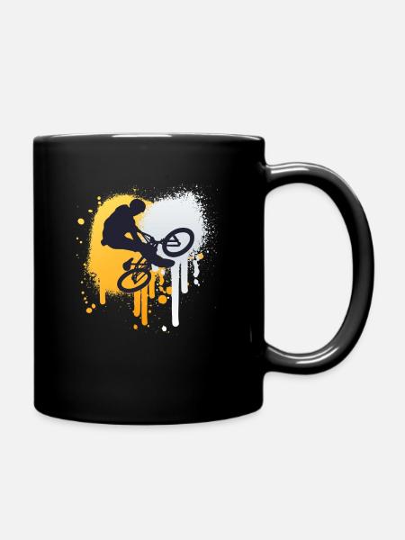 Vélo BMX Freestyle Enfant Ado - Mug uni - noir