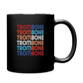 Trombone - Mug uni - noir - Droite