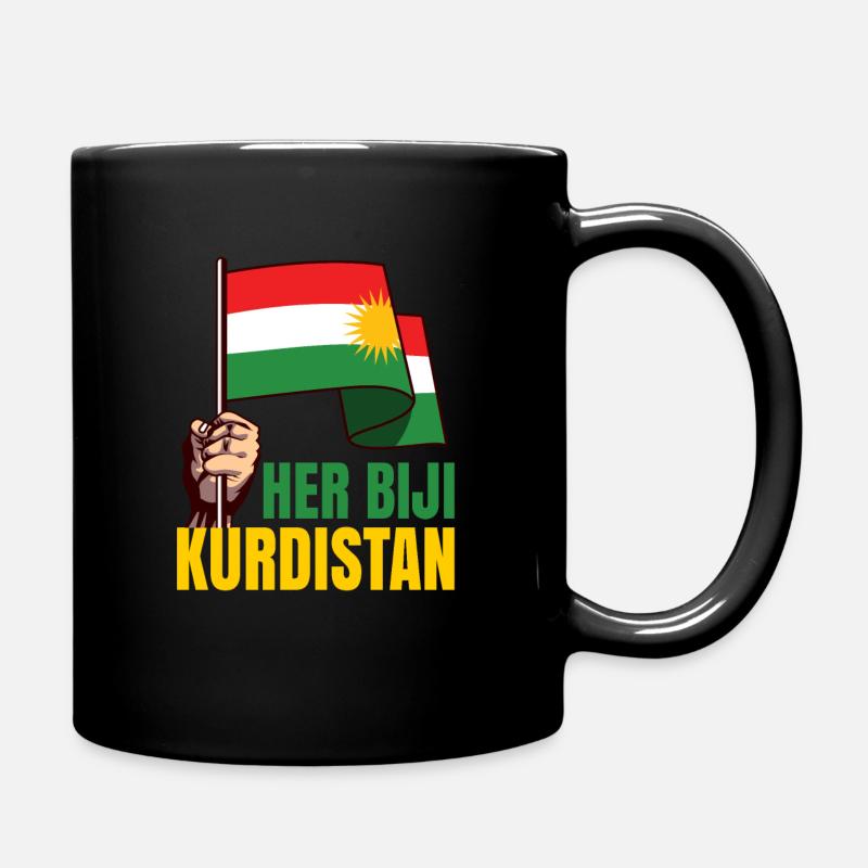 Kurdistan - Full Colour Mug - black