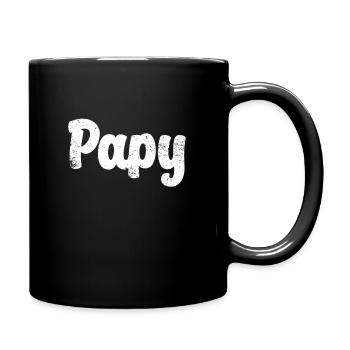 Papy Canadien Grand père fête des pères grand-père - Mug uni - noir - Droite